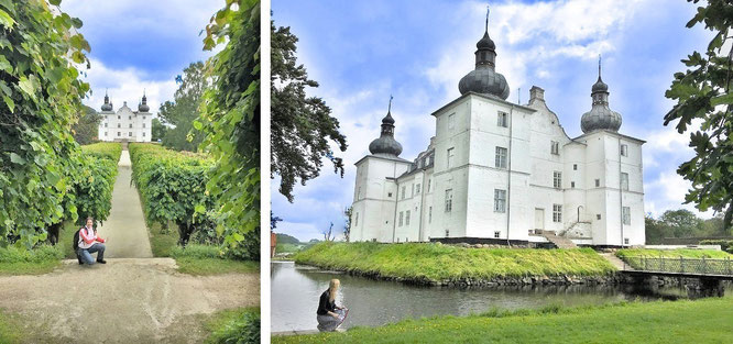 Schloss Engelsholm, Bredsten, Dänemark (55° 42′ 7″ N, 9° 22′ 52″ E). Chateau Ancy-le-Franc (Bourgogne) diente als Vorbild - besuche meine Frankreich-Seite und überzeuge Dich von Analogie und Kongruenz...  