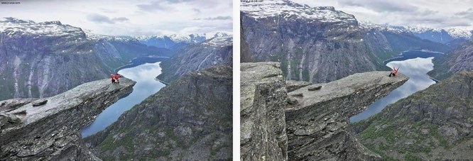 "Guiding a small group of #Globetrotters to Trolltunga, Norway #JRSkye."