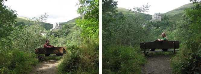 Castle Campbell, einst Castle Glume - standhaft nach wie vor in Dollar/Clackmannanshire... 