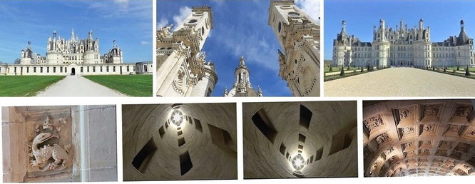 Château de Chambord, Département Loir-et-Cher, Centre-Val de Loire (47° 36′ 57.5″ N, 1° 31′ 2″ E )...