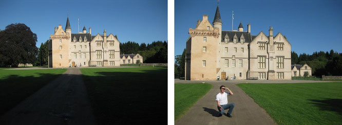 Untergang einer Dynastie: 820 Jahre private Nutzung fanden 1980 ein Ende - Familie Brodie übergab dieses Gemäuer 1980 dem National Trust for Scotland. Brodie Castle, Council Area Highland (57° 35′ 54″ N, 3° 42′ 32″ W)...