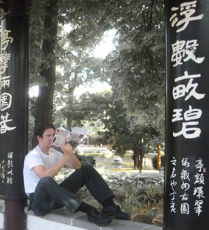 Jörg Kaminski in Peking, China. 