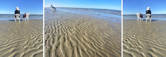 "...largest unbroken system of intertidal sand: UNESCO World Heritage Site Wadden Sea, Island of Rømø, Westcoast of Denmark." 