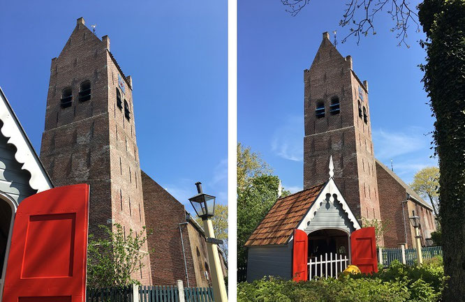 In keinem Reiseführer vertreten: das winzige Freilichtmuseum Allingawier, 8 Kilometer östlich von Makkum... 