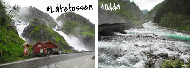 Låtefossen, Odda/Hordaland (59° 56′ 52″ N, 6° 35′ 7″ E)...