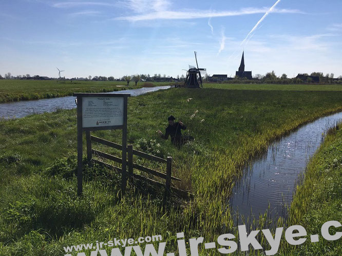 Windmühle Ybema´s Mole Niederlande Windmill Netherlands Nederlands JR Skye 