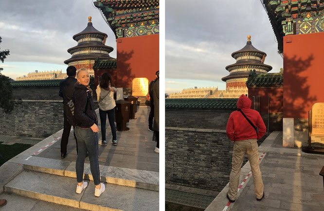 "Tiāntán, Temple of Heaven 天壇 / 天坛, Beijing, China. The complex was visited by the Emperors of the Ming and Qing dynasties for annual ceremonies, but also by Mona-Liza and me." 