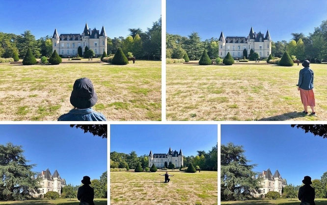 Die größten und kleinsten Châteaus: von Château des Tesnieres (Département Ille-et-Vilaine) nach Blois (Château de Chambord, 47° 36′ 57.5″ N, 1° 31′ 2″ E )...