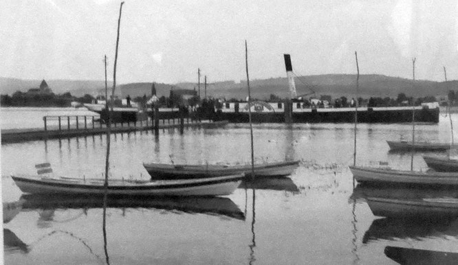 die "Schaffhausen" vor der Stedi 1933 - Foto H. Ilg