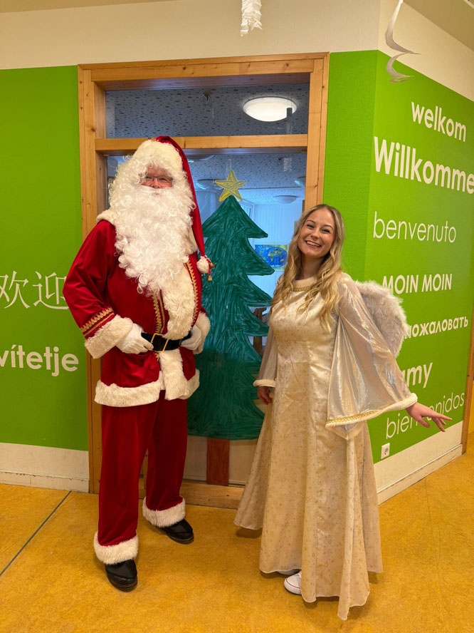 Weihnachtsengel für Events buchen