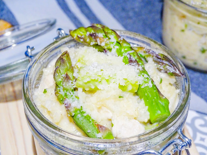 Carnet Hanami ♥ Risotto aux Asperges & Poulet