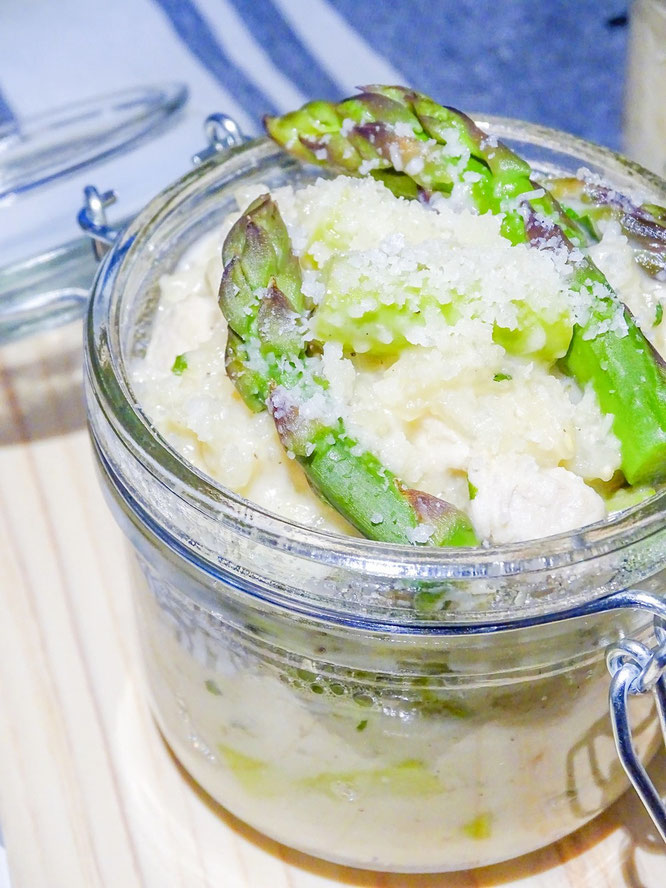 Carnet Hanami ♥ Risotto aux Asperges & Poulet