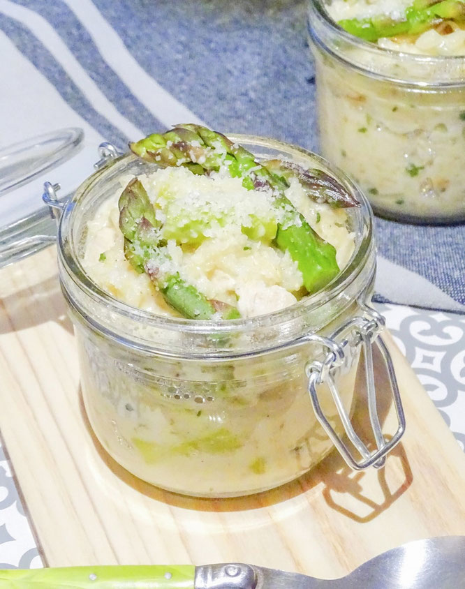 Carnet Hanami ♥ Risotto aux Asperges & Poulet