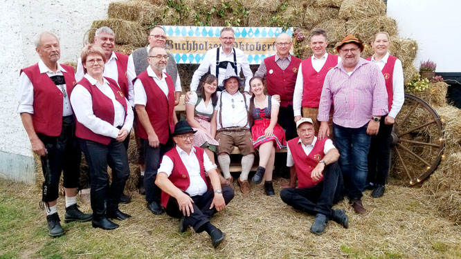 27.09.2025 Die Oderbrucher Blasmusik beim Oktoberfest in Buchholz