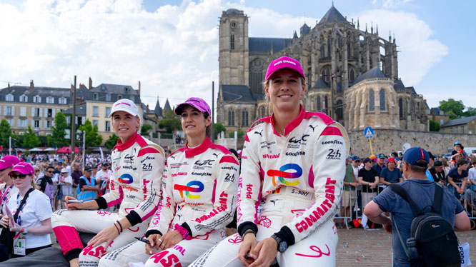 Rahel Frey, Celia Martin, Sarah Bovy, Iron Dames, Porsche, 24h Le Mans