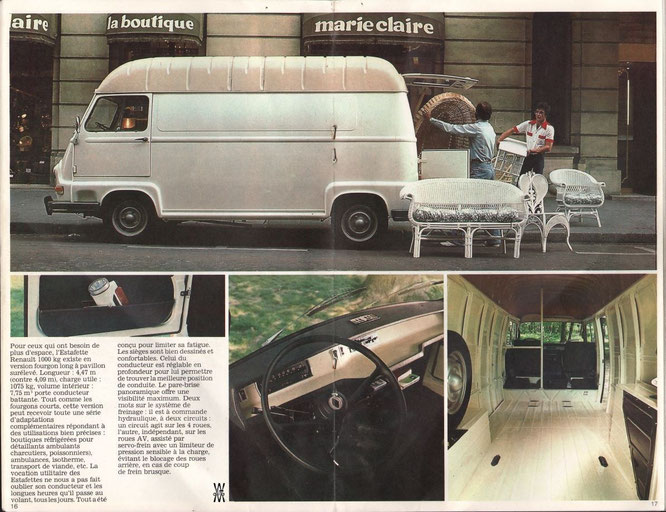 Extrait du catalogue Renault Utilitaires de 1978