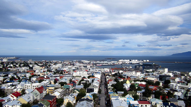 Reykjavík von oben