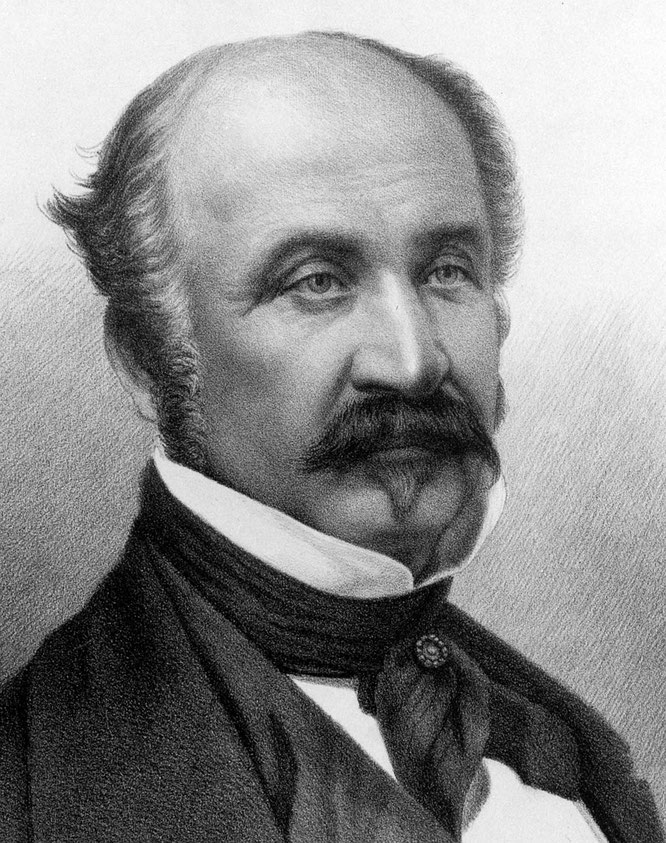 Porträt von Johann August Sutter, 1859. Wikimedia / Library of Congress