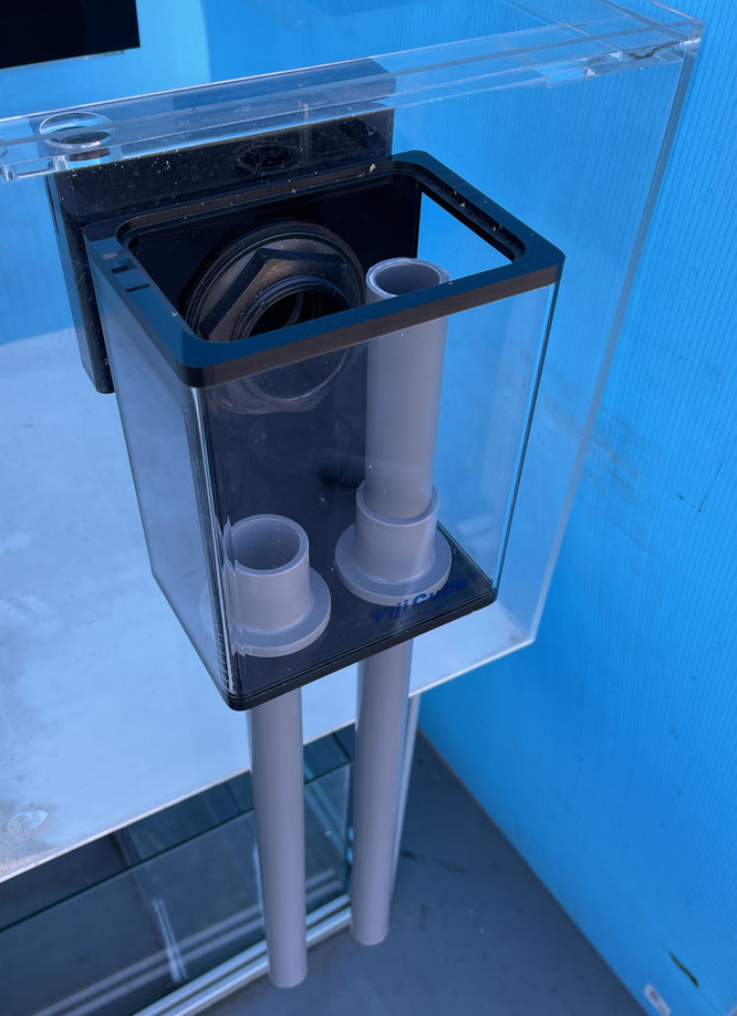 hsbao dcポンプ　オーバーフロー水槽　　カラー分岐配管　オーバーフローBOX　サイドフローBOX
