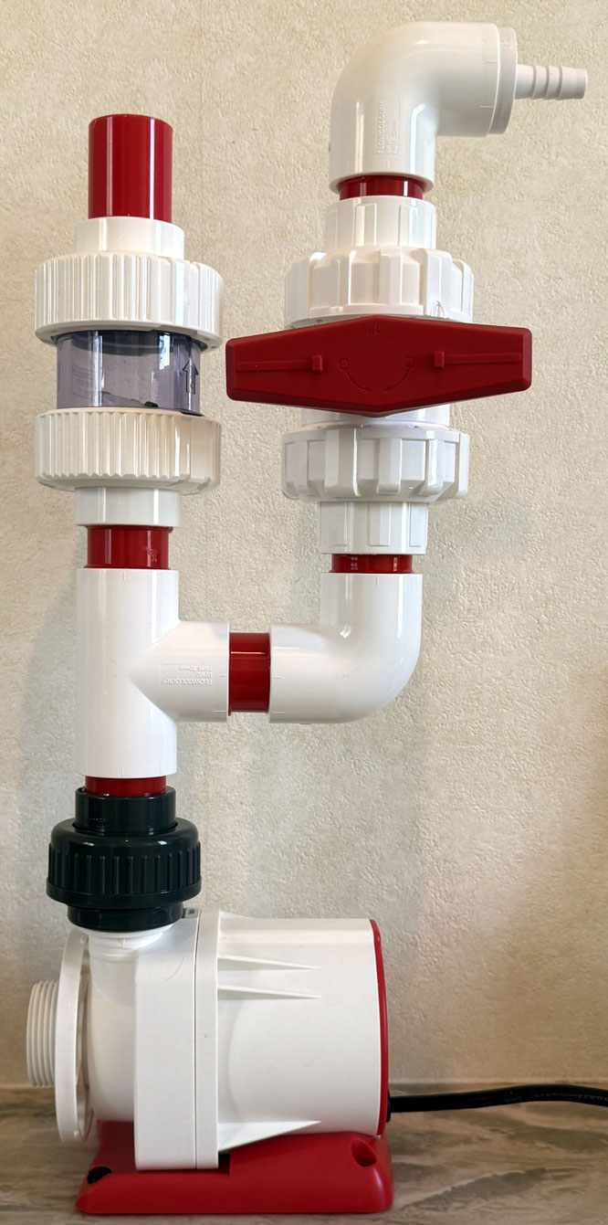 hsbao dcポンプ オーバーフロー水槽 カラー分岐配管 DEP-10000 レッドシーリーファー サフデザイン