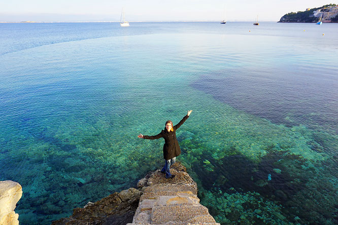 Magaluf, Mallorca, Steg, Meer, Sea