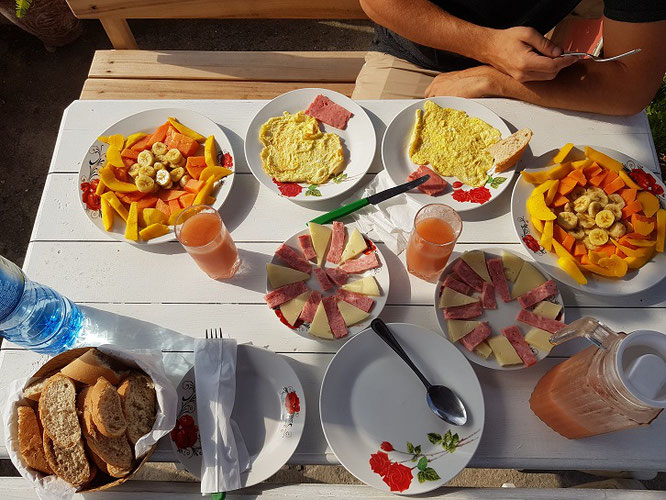 desayuno casa particular havanna cuba santiago de cuba früshtück