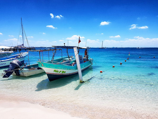 Wunderschöner Playas Norte auf der Isla Mujeres: Alle Transport-Infos