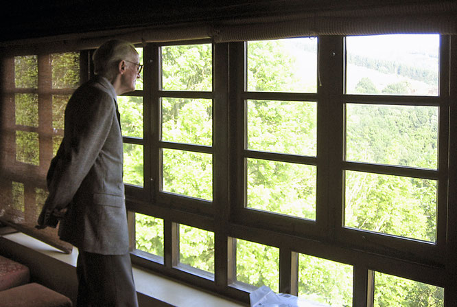 Eugenio Torrecilla en casa de Alfredo Hernández García, el 8 de junio de 2007