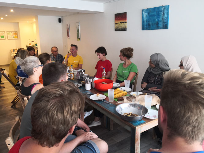 B TEAM Brandenburg on Tour 2019 zu Besuch in unserem Café