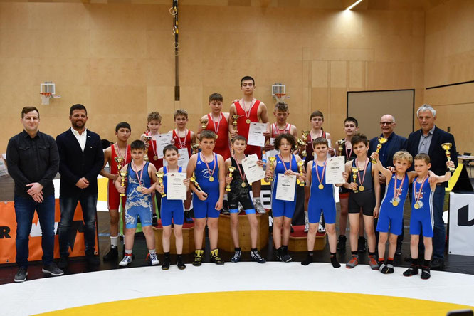 Österreichische Meister U14 Freistil 2022 (Foto: ÖRSV)