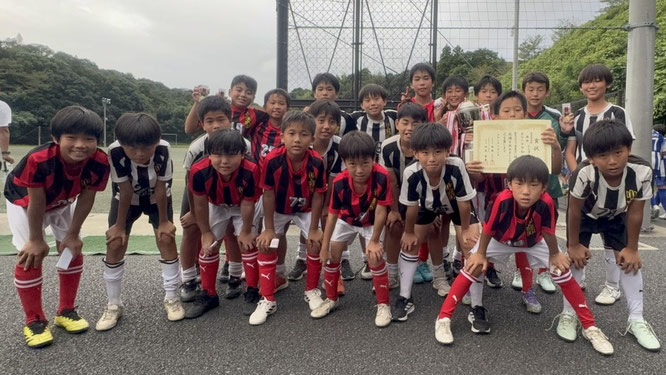 2025年度 佐倉市少年サッカー選手権大会　優勝　於：岩名運動公園球技場