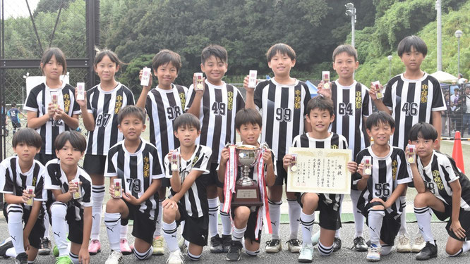 2025年度 佐倉市少年サッカー選手権大会　優勝　於：岩名運動公園球技場