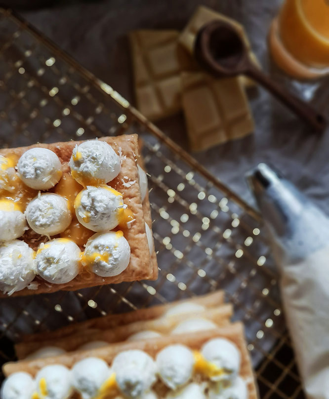 Mille Feuille mit Eierlikörcreme