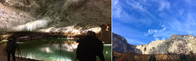 Tournage Grotte de Choranche - Parc du Vercors - France