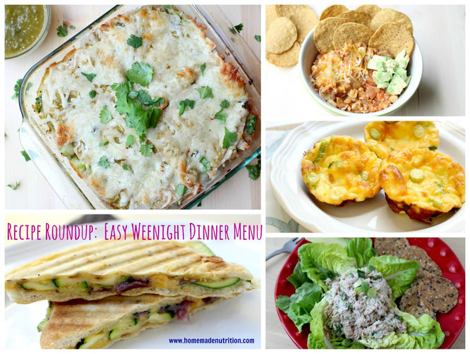 This healthy, cheap, and easy weeknight dinner menu plus grocery list is totally free!! - www.homemadenutrition.com