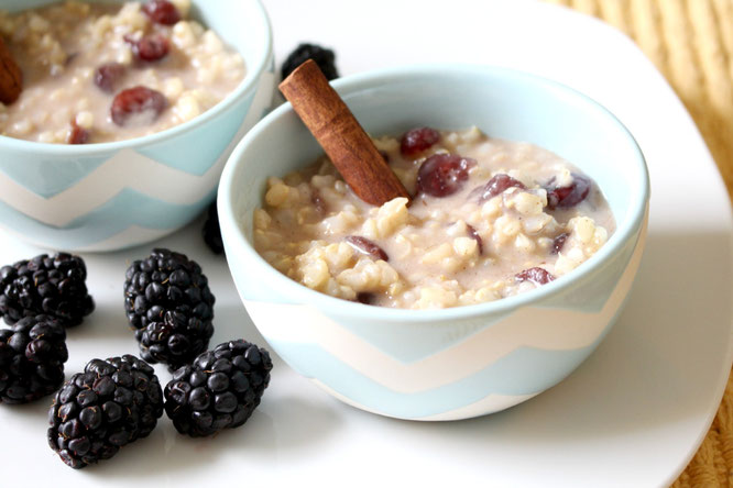 overnight rice pudding for two - perfect vegan and gluten free breakfast option! #ad