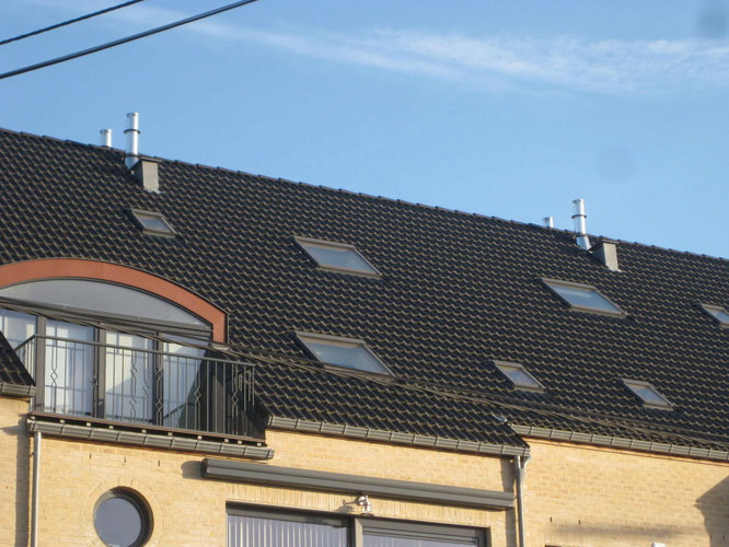 Ventilation, type A, pour des appartements Jean Glaude, Ing. arch.