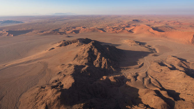 Namib sky balloon safari Namibia - Namib Naukluft Park, Sossusvlei  - sunrise high above the ground, a marvelous experience