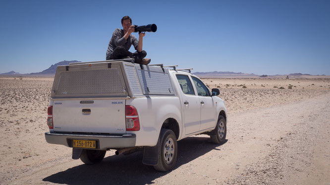 shooting from an elevated position, garup namibia