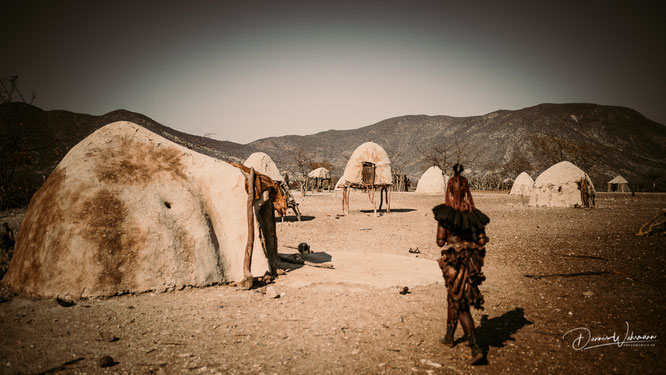 himba dorf epupa kaokoveld namibia