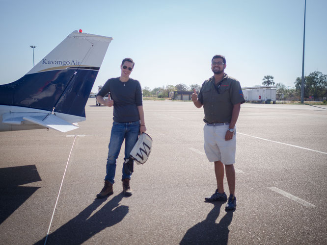 rundflug über das okavango delta in botswana mit kavango air