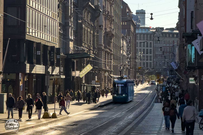 Hier geht man Einkaufen - die Aleksanterinkatu 