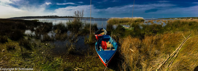 Reserva Natural do Estuario do Sado an der Sado-Mündung 