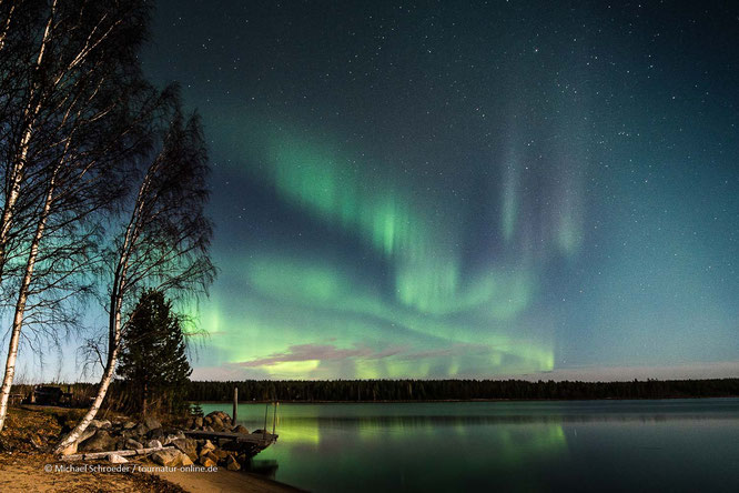 Die Polar Lights Route in Lappland führt durch Finnland, Schweden und Norwegen