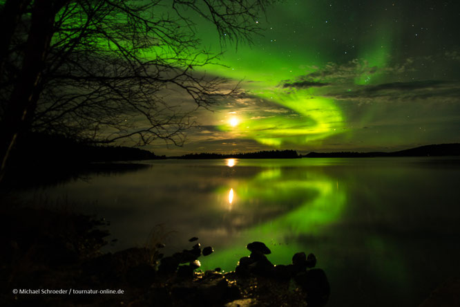 Polarlichter in Finnland Lappland