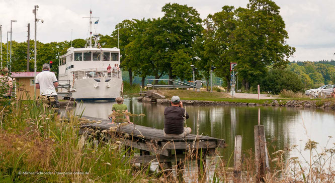 Göta-Kanal mit Wohnmobil