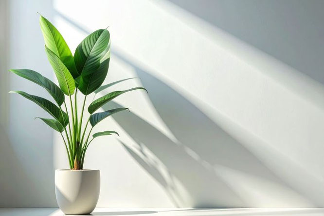 Grote plant voor Scandinavische woonkamer - Paradijsvogelplant (Stelitzia)