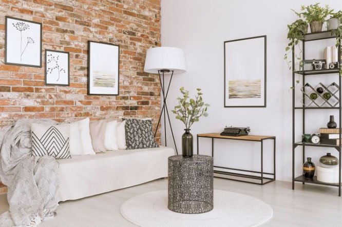7 ideeën kale muur  interieur meer sfeer te geven - stenen wand