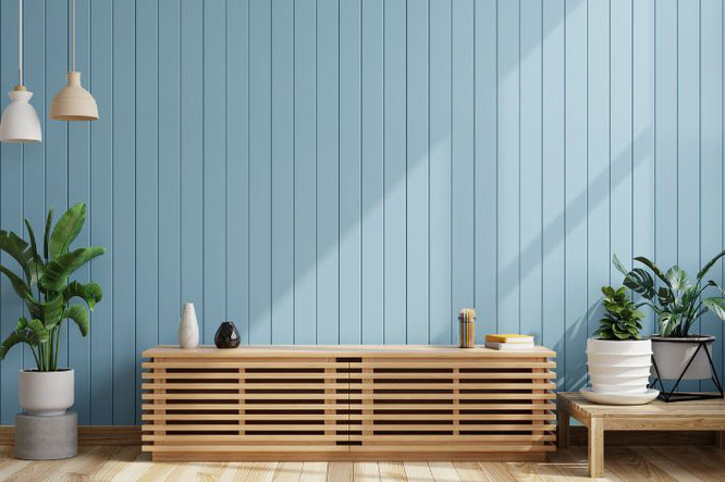meubel stijl trends 2025 - kasten met latjes