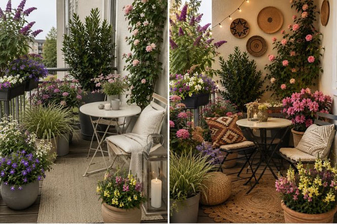 Welke planten zijn geschikt voor een zonnig balkon op het zuiden?